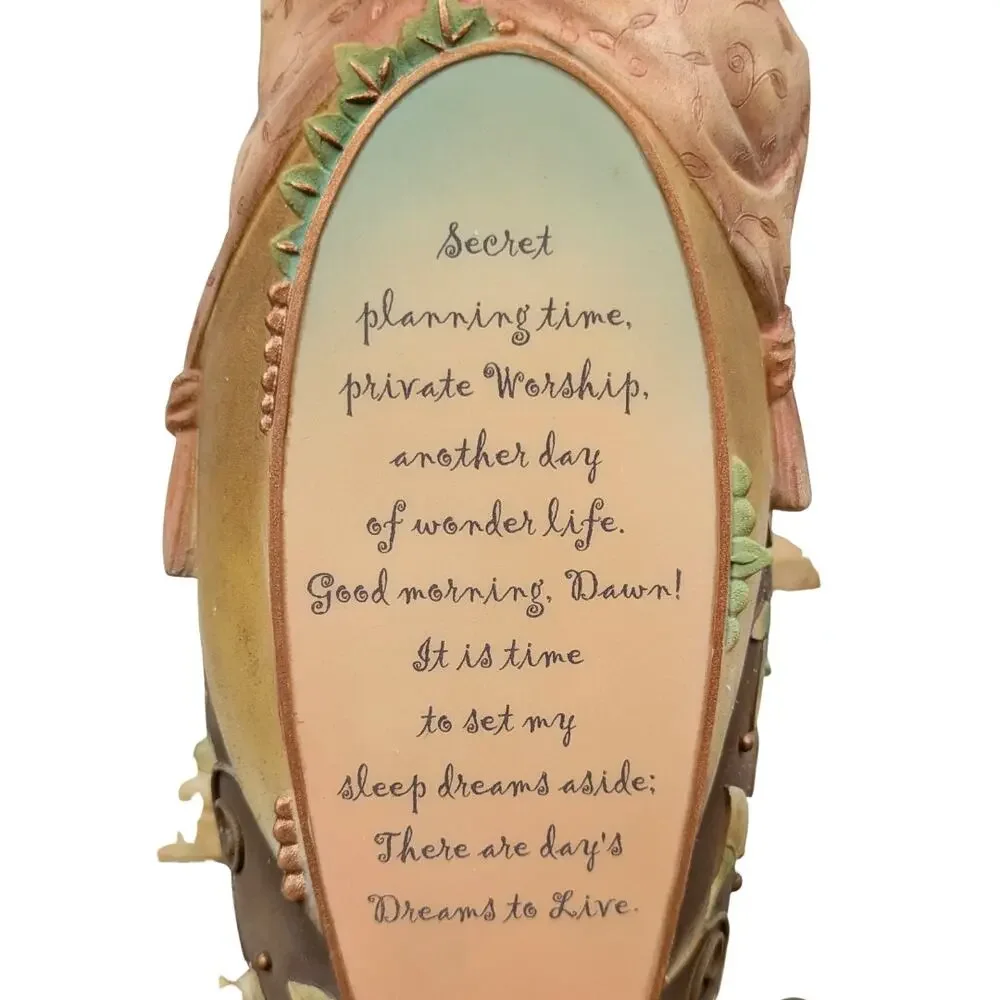 Enesco Blooming Wild Dawn Figurine Karen Hahn 2003 Floral Woman Statue NEW